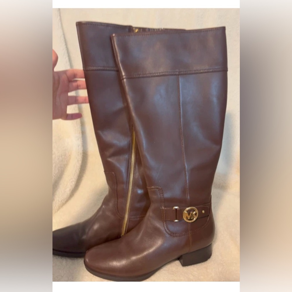 Michael Kora Mocha Riding Boots